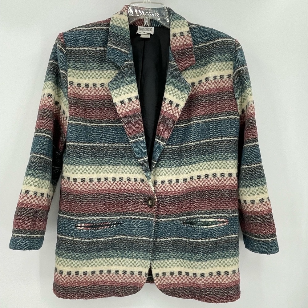 Vintage 80s Karin Morgan Collection Blazer Size M